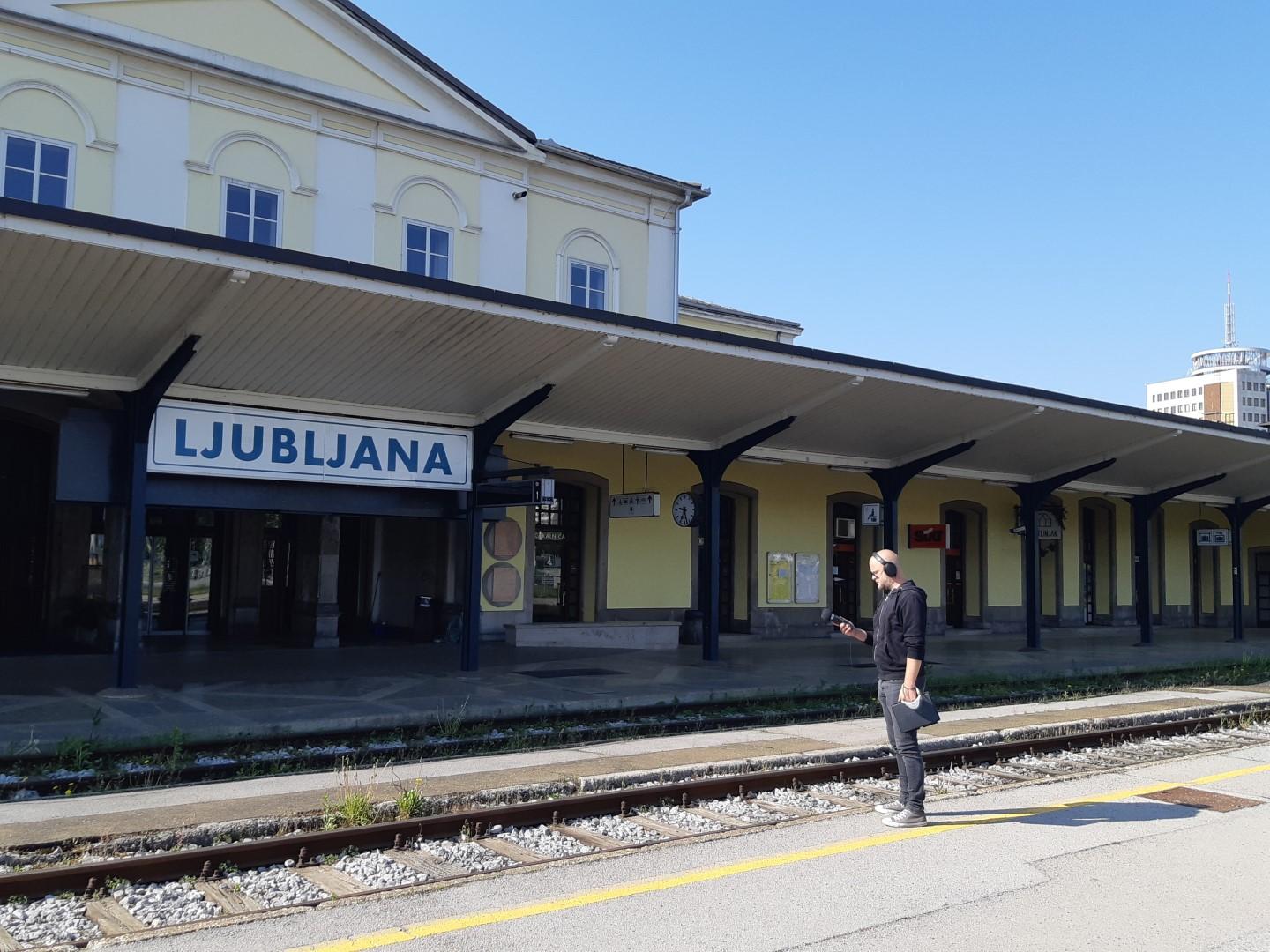 Snemanje zvokov v Ljubljani