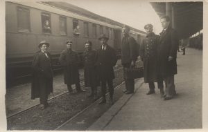 Postal employees at the main railway station in Maribor Slovenia interwar period. Documentation Technical Museum of Slovenia. Postal employees at the main railway station in Maribor Slovenia interwar period. Documentation Technical Museum of Slovenia.