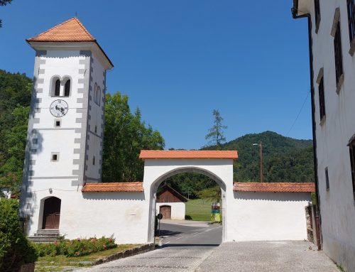 Obnovljen kamniti obok pri Polhograjski graščini
